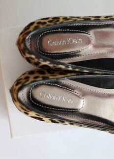 Леопардовые балетки Calvin Klein