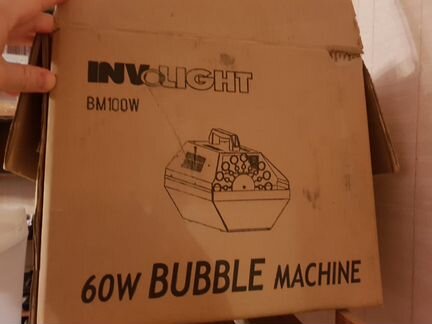 Involight bm100wbubble machine 60 w