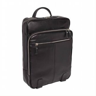 Мужской кожаный рюкзак Salmons Black