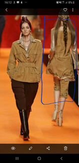 Женская туника из замши Hermes оригинал