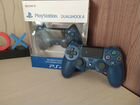 Джойстик PS4 тёмно синий (новый)