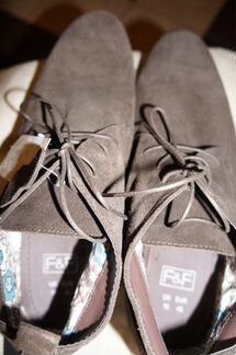 Новые замшевые ботинки 45 р