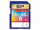 Флеш карта SD 8GB Silicon Power Elite sdhc Class 1