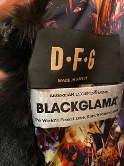 Шуба норковая blackglama соболь
