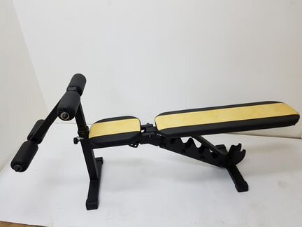 Скамья Orion Sportlim Lite Yellow + Упор для пресс