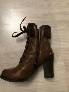 Ботильоны зимние на натуральном меху