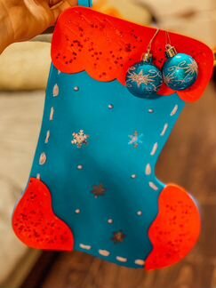 Новогодняя поделка, игрушка на елку, поделка в шко