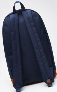 Новый Рюкзак с брелоком кожаное дно цветовые блоки