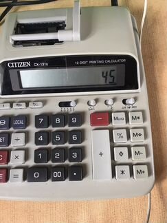 Печатающий калькулятор citizen cx-131ll