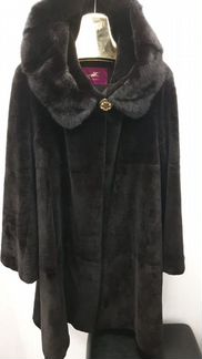 Шуба из стриженного бобра