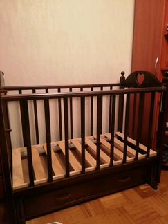 Детская кроватка с ортопедическим матрасом