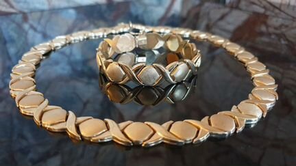 Комплект колье и браслет