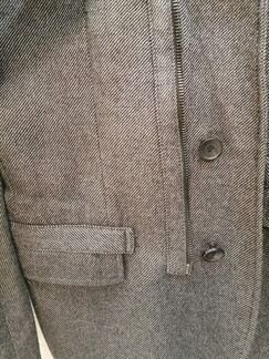 Клубный пиджак Hugo Boss тем серый
