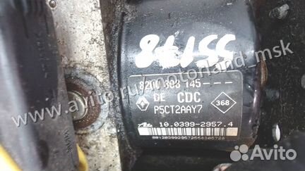 Блок абс, насос (ABS, ESP, ASR) Renault Laguna 2