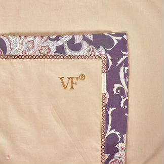 Постельное белье Lindy Цвет: Фиолетовый, Бежевый (семейное)