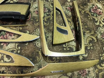 Декор салона корень пробкового дерева Ауди А6 С7