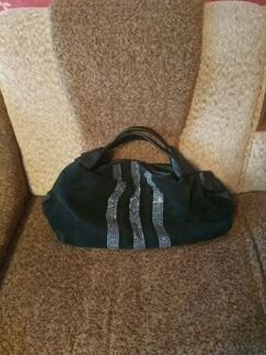 Женская сумка натуральная кожа+ замша