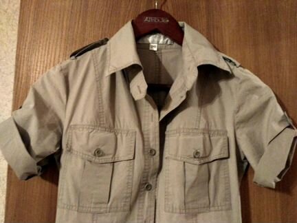 Платье в стиле милитари