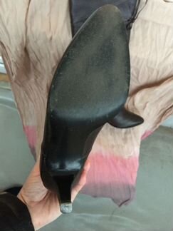 Сапоги кожаные демисезонные размер 37 и 38