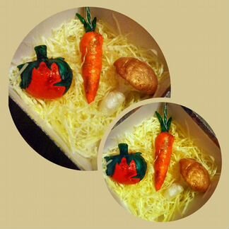 Ватные игрушки. Ручная работа. Набор