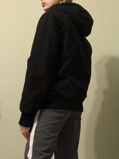 Мужская зимняя куртка черная bershka