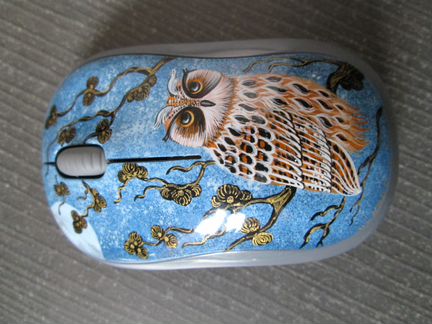 Мышь Logitech с рисунком 