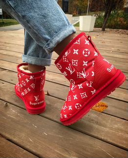 Угги крусные кожа луи виттон суприм натуральные