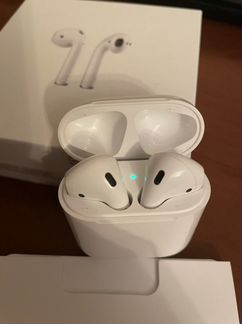 Беспроводные наушники apple airpods оригинал