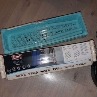 Этажерка 3 секции бирюзовая