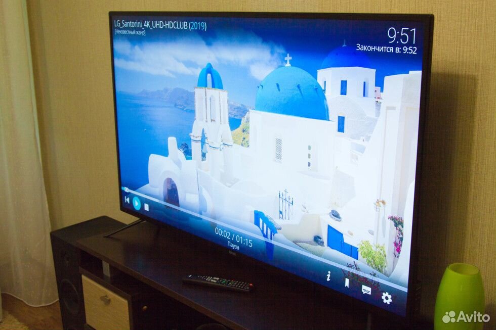 4K телевизор 55 дюймов, BBK 55LEX-6039, 4K
