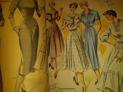 Журнал мода 1950 х Modenschau Германия винтаж