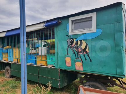 Пчелы улья пасека вагончик