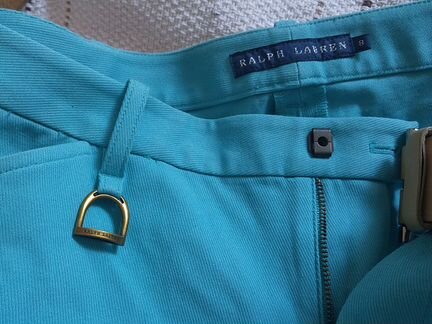 Брюки-скинни замшев. заплатками Polo Ralph Lauren