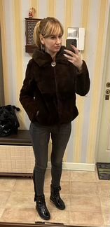 Шуба из кролика 42-44 размер