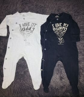 Песочники Mothercare, слипы Next