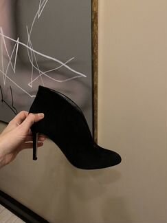 Туфли Gianvito Rossi 38 чёрные кожа ботильоны