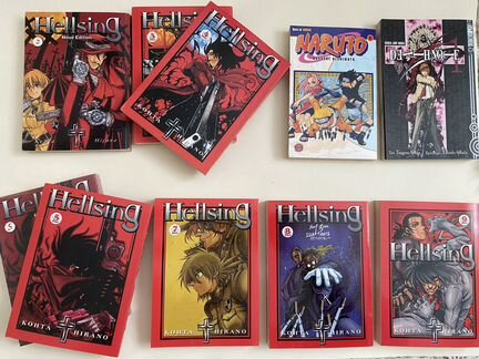 Манга на немецком Hellsing Naruto Death Note