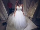 Новое свадебное платье со шлейфом объявление продам