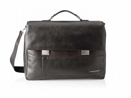 Кожаный портфель Piquadro CA4113W82, черный