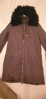 Куртка с меховым капюшоном Zara