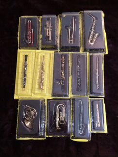 Модели разных музыкальных инструментов 34 шт