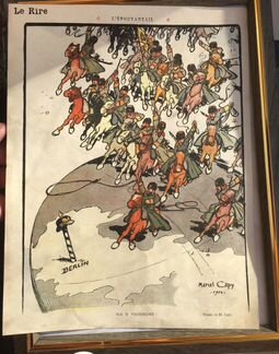 Казаки 1914 год, патриотика-карикатура на Кайзера