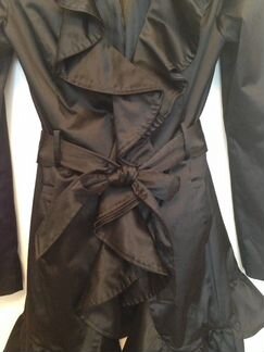 Плащ чёрный,бренд Bebe