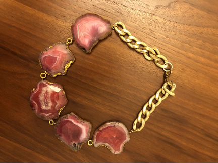 Колье из агата