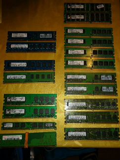 Память DDR1/DDR2 (256/512Мб - 1Гб)