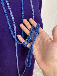 Бусы деревянные