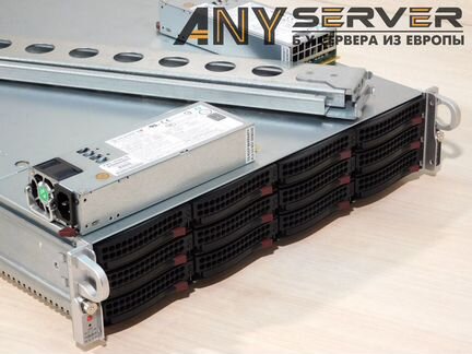 Сервер Supermicro 6028U 2xE5-2697Av4 64Gb 12x3.5