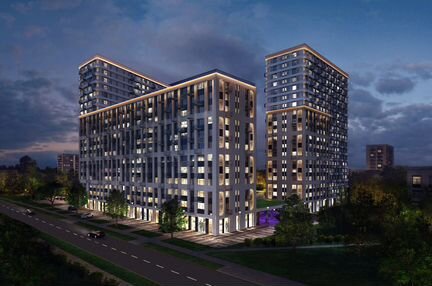 1-к квартира, 40.8 м², 19/19 эт.