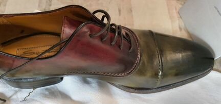 Santoni обувь мужская туфли ботинки