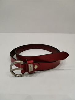 Ремень красный кожаный gucci новый